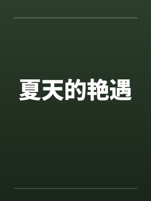 夏天的艳遇笔趣阁无弹窗封面