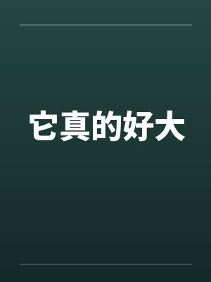 它真的好大by佚名封面