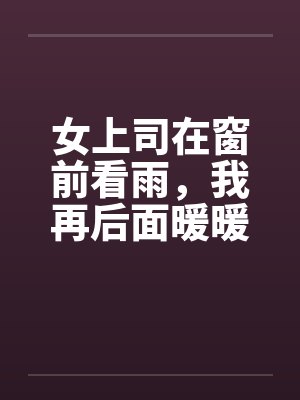 女上司在窗前看雨，我再后面暖暖她身体封面