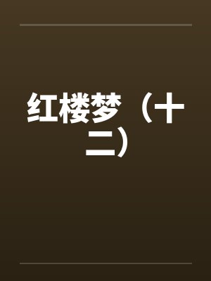 红楼梦（十二）by佚名笔趣阁无弹窗封面
