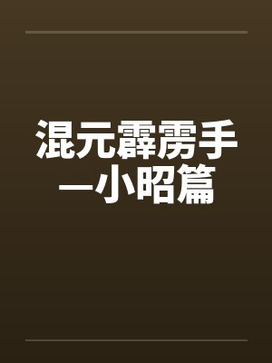 混元霹雳手—小昭篇by佚名封面