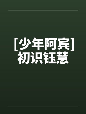 [少年阿宾]初识钰慧by佚名封面