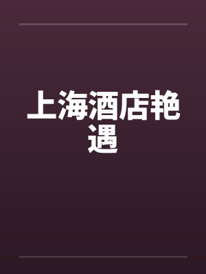 上海酒店艳遇笔趣阁无弹窗封面