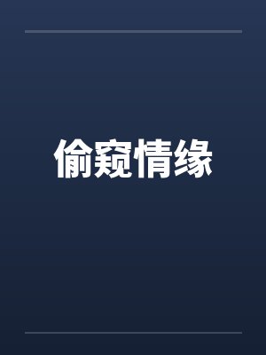 偷窥情缘封面