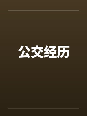 公交经历封面