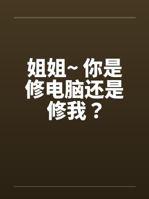 姐姐~ 你是修电脑还是修我？封面