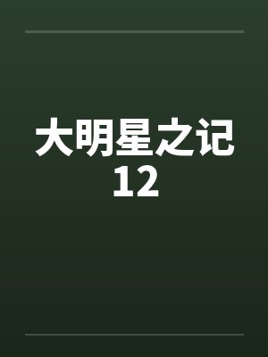 大明星之记12by佚名封面