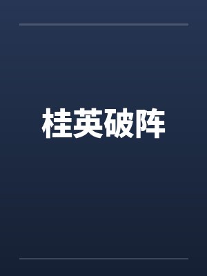 桂英破阵封面
