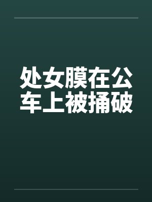 处女膜在公车上被捅破by佚名封面