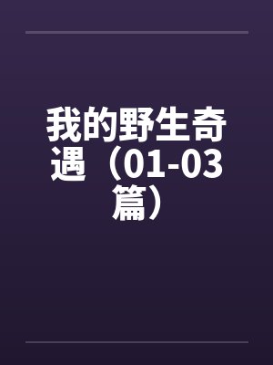 我的野生奇遇（01-03篇）封面