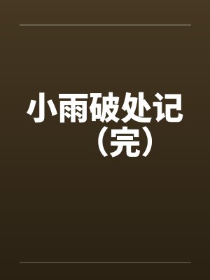 小雨破处记（完）封面
