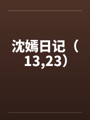 沈嫣日记（13,23）封面
