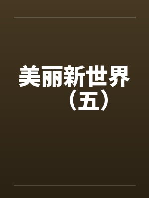 美丽新世界（五）封面