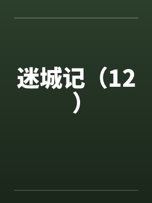 迷城记（12）by佚名封面