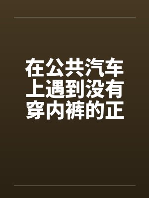 在公共汽车上遇到没有穿内裤的正妹封面