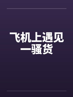 飞机上遇见一骚货封面