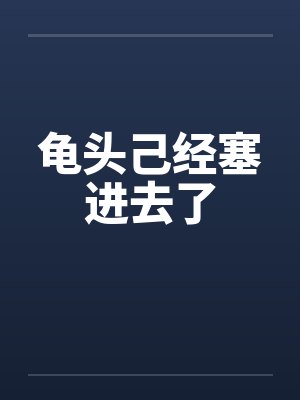 龟头己经塞进去了封面