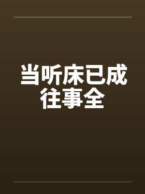 当听床已成往事全封面