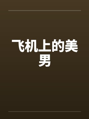 飞机上的美男封面
